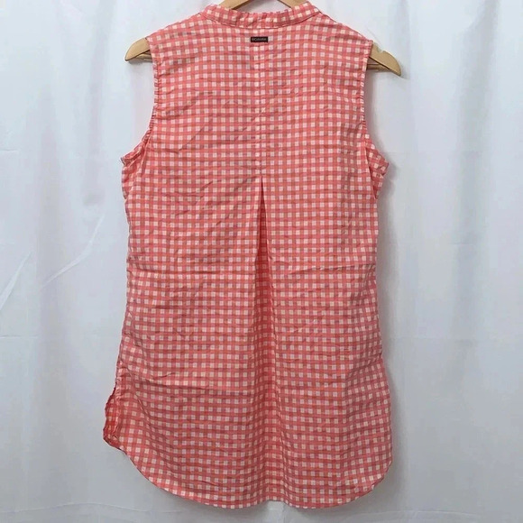 Women’s Columbia Cherry Creek Lane Sleeveless Tunic Size Medium Pink/White NWT - Picture 6 of 8
